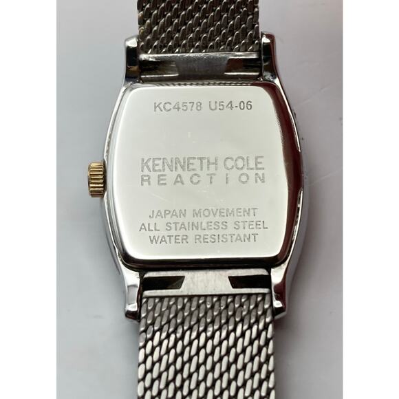 Kenneth Cole Reaction Womens Watch 25mm - New Battery -Date- WR - KC4578-U54-06 - Picture 6 of 10